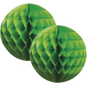 6x Papieren kerstballen groen 10 cm kerstversiering -