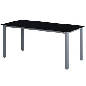 Casaria Tuintafel Bern Zilver Aluminium 190x90x75cm