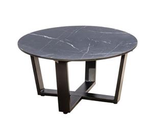 Yoi Teeburu coffee table 60x31cm. alu black/slate