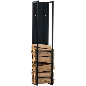 Kaminholzständer Spark 180 Schwarz-matt
