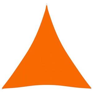 vidaXL Zonnescherm driehoekig 4,5x4,5x4,5 m oxford stof oranje