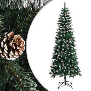 VIDAXL kunstkerstboom met dennenappels 240cm PVC