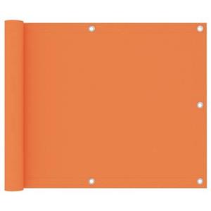 vidaXL Balkon-Sichtschutz Orange 75x500 cm Oxford-Gewebe 