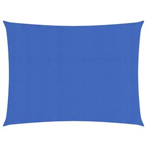 VidaXL Zonnezeil 160 g/m² 2,5x3,5 m HDPE blauw