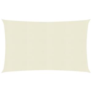 vidaXL Sonnensegel 160 g/m² Creme 2x4,5 m HDPE 