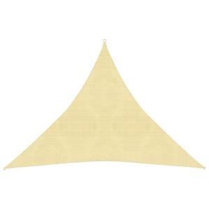 VidaXL Zonnezeil 160 g/m² 4x4x4 m HDPE beige