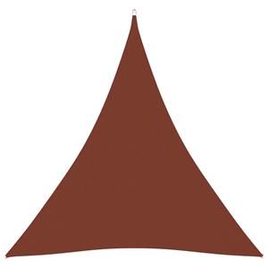 vidaXL Sonnensegel Oxford-Gewebe Dreieckig 4x4x4 m Terracotta-Rot 