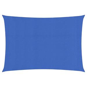 VidaXL Zonnezeil 160 g/m² 2x4,5 m HDPE blauw