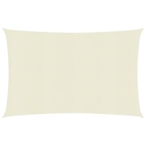 vidaXL Sonnensegel 160 g/m² Creme 2x3,5 m HDPE 