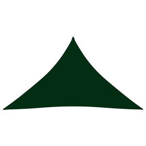 vidaXL Sonnensegel Oxford-Gewebe Dreieckig 4x4x5,8 m Dunkelgrün 
