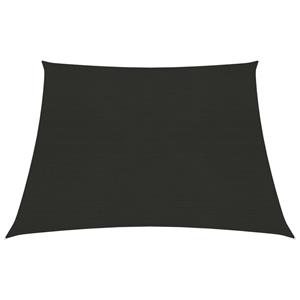 vidaXL Sonnensegel 160 g/m² Schwarz 3/4x3 m HDPE 