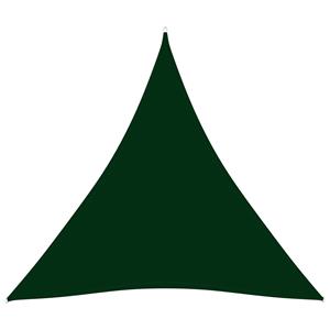 vidaXL Sonnensegel Oxford-Gewebe Dreieckig 4,5x4,5x4,5 m Dunkelgrün 