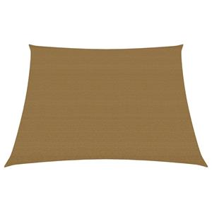 vidaXL Sonnensegel 160 g/m² Taupe 3/4x3 m HDPE 