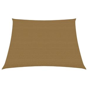 vidaXL Sonnensegel 160 g/m² Taupe 3/4x3 m HDPE 