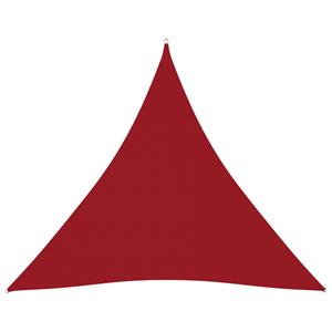 vidaXL Zonnescherm driehoekig 4,5x4,5x4,5 m oxford stof rood