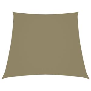 vidaXL Sonnensegel Oxford-Gewebe Trapezförmig 2/4x3 m Beige 