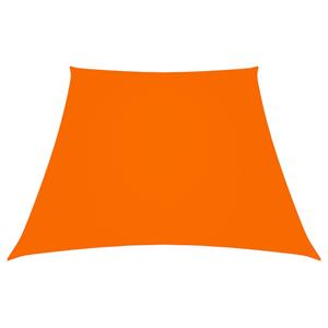 VidaXL Zonnezeil trapezium 2/4x3 m oxford stof oranje