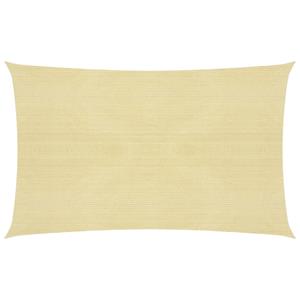 vidaXL Zonnezeil 160 g/m&8451;&8451; 2x5 m HDPE beige