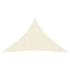 VidaXL Zonnezeil 160 g/m² 5x5x6 m HDPE crèmekleurig