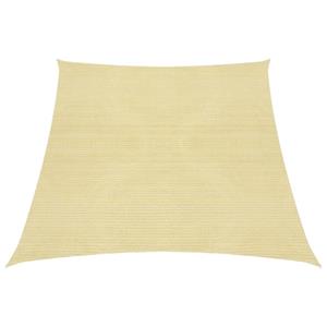 VidaXL Zonnezeil 160 g/m² 4/5x3 m HDPE beige