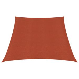 vidaXL Sonnensegel 160 g/m² Terrakottarot 3/4x2 m HDPE 