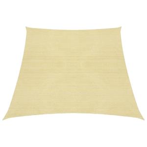 vidaXL Zonnezeil 160 g/m² 4/5x4 m HDPE beige