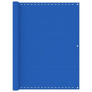 VidaXL Balkonscherm 120x600 cm HDPE blauw