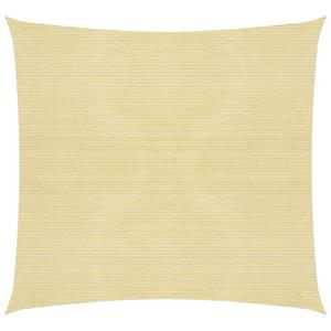 vidaxl Zonnezeil 160 g/m 4,5x4,5 m HDPE beige
