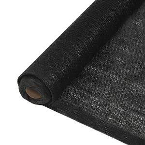 vidaXL Sichtschutznetz HDPE 1x50 m Schwarz 150 g/m² 