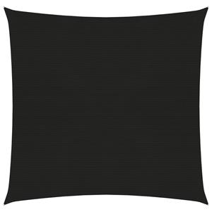 VidaXL Zonnezeil 160 g/m² 6x6 m HDPE zwart