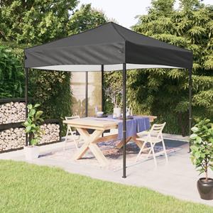 vidaXL Partytent inklapbaar 3x3 m antracietkleurig