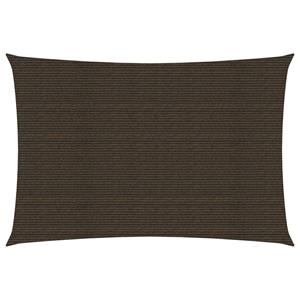 vidaXL Sonnensegel 160 g/m² Braun 2x4,5 m HDPE 
