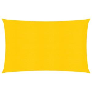 vidaXL Sonnensegel 160 g/m² Gelb 2x4 m HDPE 