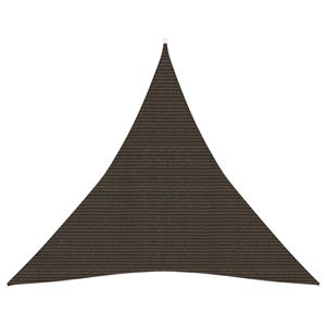 vidaXL Sonnensegel 160 g/m² Braun 4,5x4,5x4,5 m HDPE 