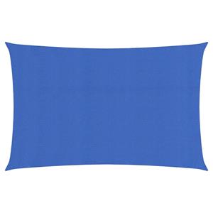 vidaXL Sonnensegel 160 g/m² Blau 2x5 m HDPE 