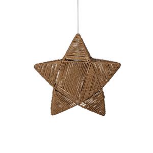 STAR TRADING Decoratie ster Rappe van papieren koorden, hangend