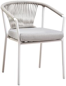 Best Gartensessel Matera, Dining-Sessel Matera weiss/sand