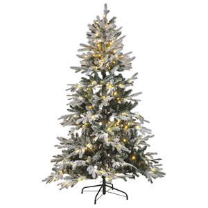 BELIANI Kerstboom wit verlicht 180 cm MIETTE