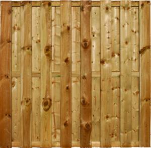 Intergard Schutting tuinscherm 15 planks 180x180cm