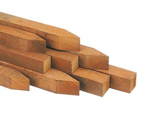 Holzpfosten hartholz 7x7x275cm - Intergard