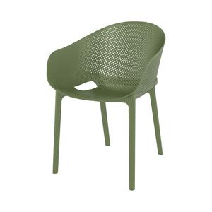 Industrielemeubelshop Tuinstoel Sky Olijfgroen