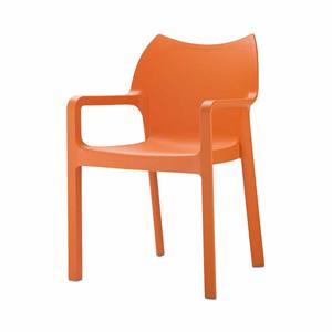 Industrielemeubelshop Stoel Diva Oranje