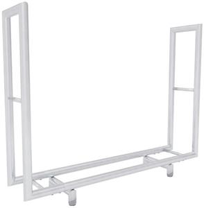 CLP Kaminholzregal »Drake«, BxTxH:122x30x91 cm, in Edelstahl oder schwarz-matt