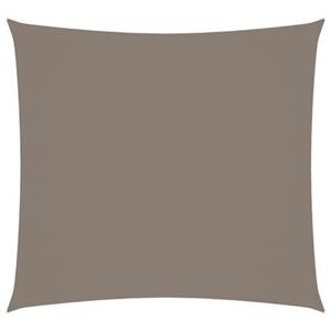 vidaXL Zonnescherm vierkant 3x3 m oxford stof taupe