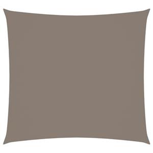 vidaXL Zonnescherm vierkant 3x3 m oxford stof taupe