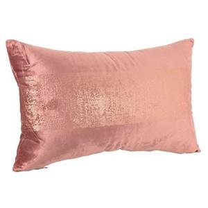 CASA DI ELTURO Velvet Kussen Sparcle - Roze/Goud 30 x 50 cm (incl.