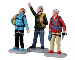 Lemax Vertical Mountain Climbers Set van 3  Vail Village Collection 2022