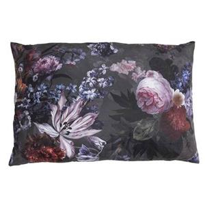 Clayre & Eef Sierkussen 60x40 cm Groen Synthetisch Rechthoek Bloemen