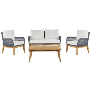Beliani MERANO Sofa set met tafel 63x82x128