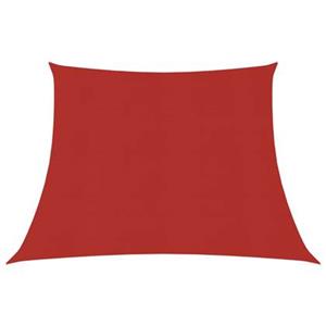 vidaXL Sonnensegel 160 g/m² Rot 3/4x2 m HDPE 